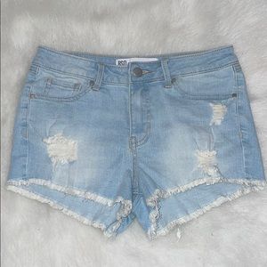 RSQ distressed jean shorts